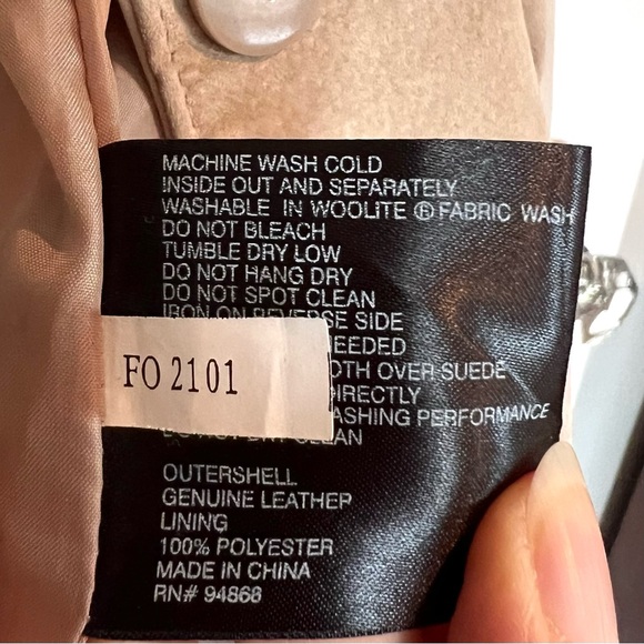 Bernardo Suede Jacket - Picture 9 of 9